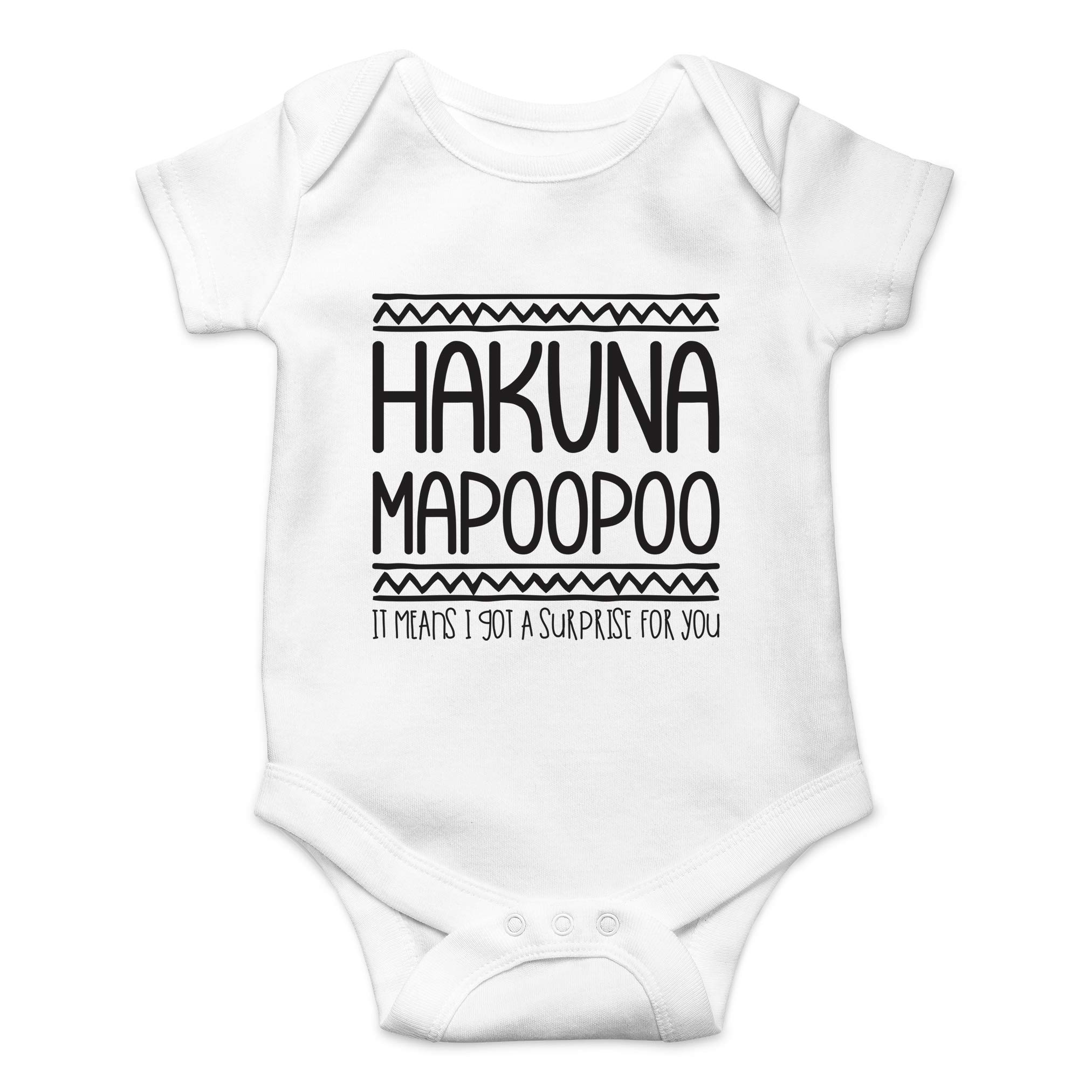 AW Fashions Hakuna Mapoopoo - Movie Parody And Funny Translation - Cute One-Piece Infant Baby Bodysuit