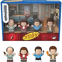 Little People Collector Fisher-Price Seinfeld Special Edition Figure Set, 4 Characters in a Gift Package for Fans