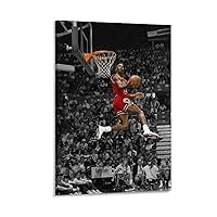  Buyartforless The History of Air Jordans 1984 through 2014  Info-Graphic 36x24 Basketball Sports Art Print Poster, green, white, red,  black for Study Room, 24 x 36 Inch: Posters & Prints