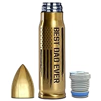 Father's Day Gifts for Dad - Best Dad Ever Bullet Tumbler 17Oz, Dad Birthday Gifts from Daughter Son Kid, Best Daddy Coffee Isulated Cup, Unique Present Ideas for New First Time or Soon To Be Papa