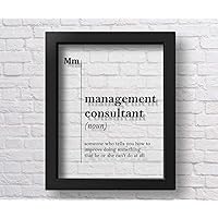 Transparent Management Consultant Definition Print Gift