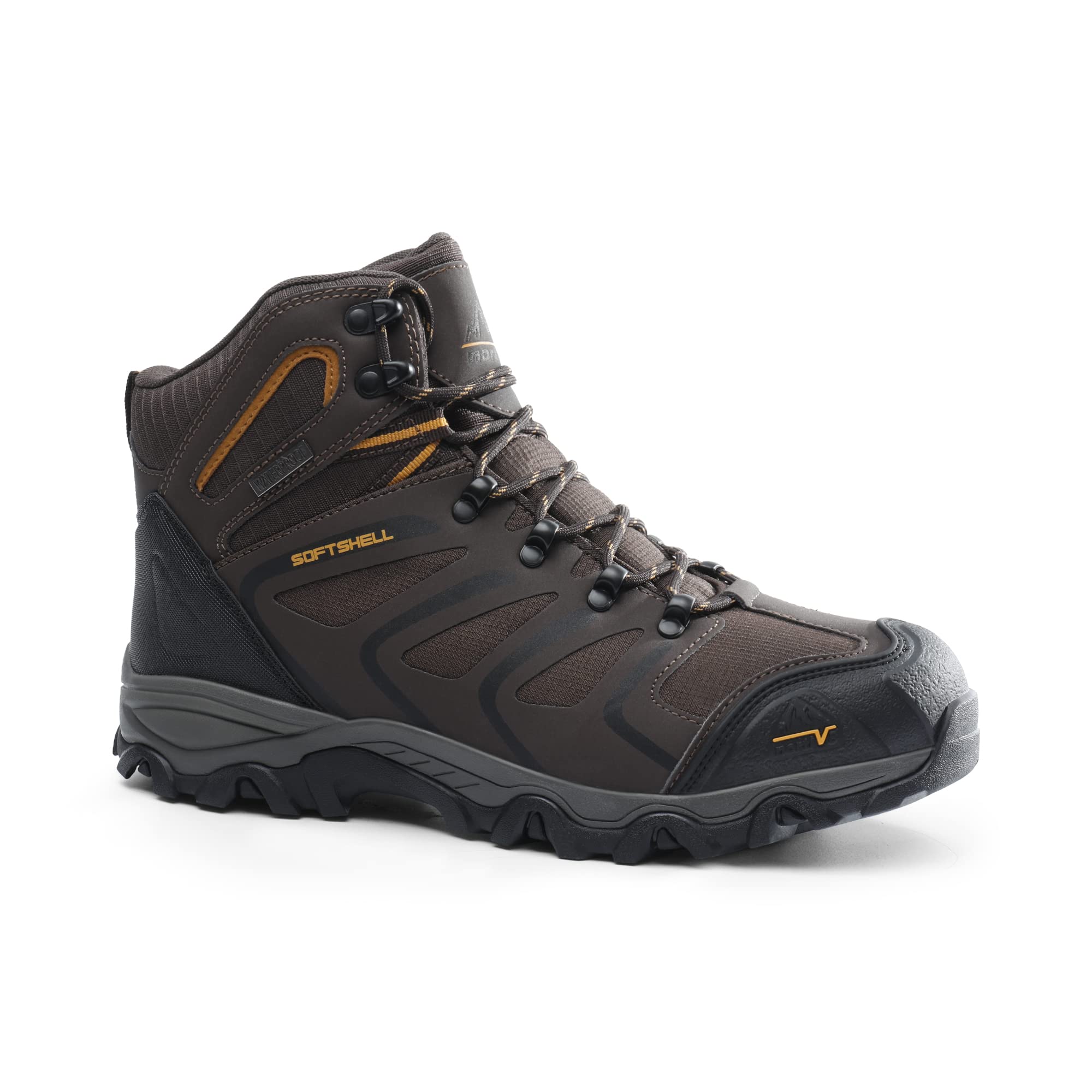 NORTIV 8 Men's Ankle High Waterproof Hiking Boots Outdoor Lightweight Shoes Trekking Trails