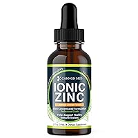 Zinc Supplements - Immunity + Skin + Reproductive Health Minerals - Zinc Chelate Immune Booster for Kids & Adults (Ionic Zinc, Liquid Drops) (Single)