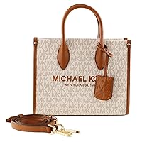 Michael Kors Mirella Small PVC Top Zip Shopper Tote Crossbody Women's Handbag