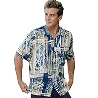 Men's Retro Shirt - Blueprint