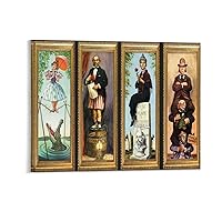 Wall Art Poster Gifts Bedroom Prints Home Decor Office Decoration Bar Cafe Restaurants Home Garage Decoration Picture Canvas Painting Posters Frame-style - The Haunted Mansion - 11×17inch(28x43cm)