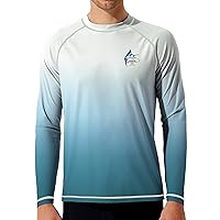 Men's Swim Shirts Rash Guard UPF 50+ Long & Short Sleeve UV Sun Protection Summer Shirts Fishing Hiking T-Shirt