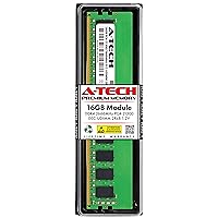A-Tech 16GB RAM Replacement for Synology D4EC-2666-16G & D4EU01-16G | DDR4 2666 MHz PC4-21300 ECC UDIMM Unbuffered DIMM Memory Compatible for NAS & SAN Servers