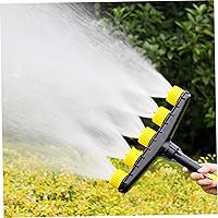 Garden Porous Sprayer, Large Flow Mutli-Head Water Sprinkler with 5 Nozzles, Adjustable Water Spray Range Water Sprayer Sprinklers for Outdoor Lawn Yard Plant (1/1.2/1.5