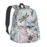 Dragonfly Backpack for Women 17 inch Travel Casual Laptop Backpack Lightweight Waterproof Durable Hiking Daypack
