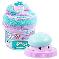 SQUISHMALLOWS Original Pyle The Mushroom Premium Scented Slime, 8 oz. Smooth Slime, Grape Scented, 3 Fun Slime Add Ins, Pre-Made Slime for Kids, Great 6 Year Old Toys, Super Soft Sludge Toy