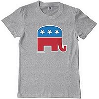Threadrock Big Boys' Republican Elephant Youth T-Shirt