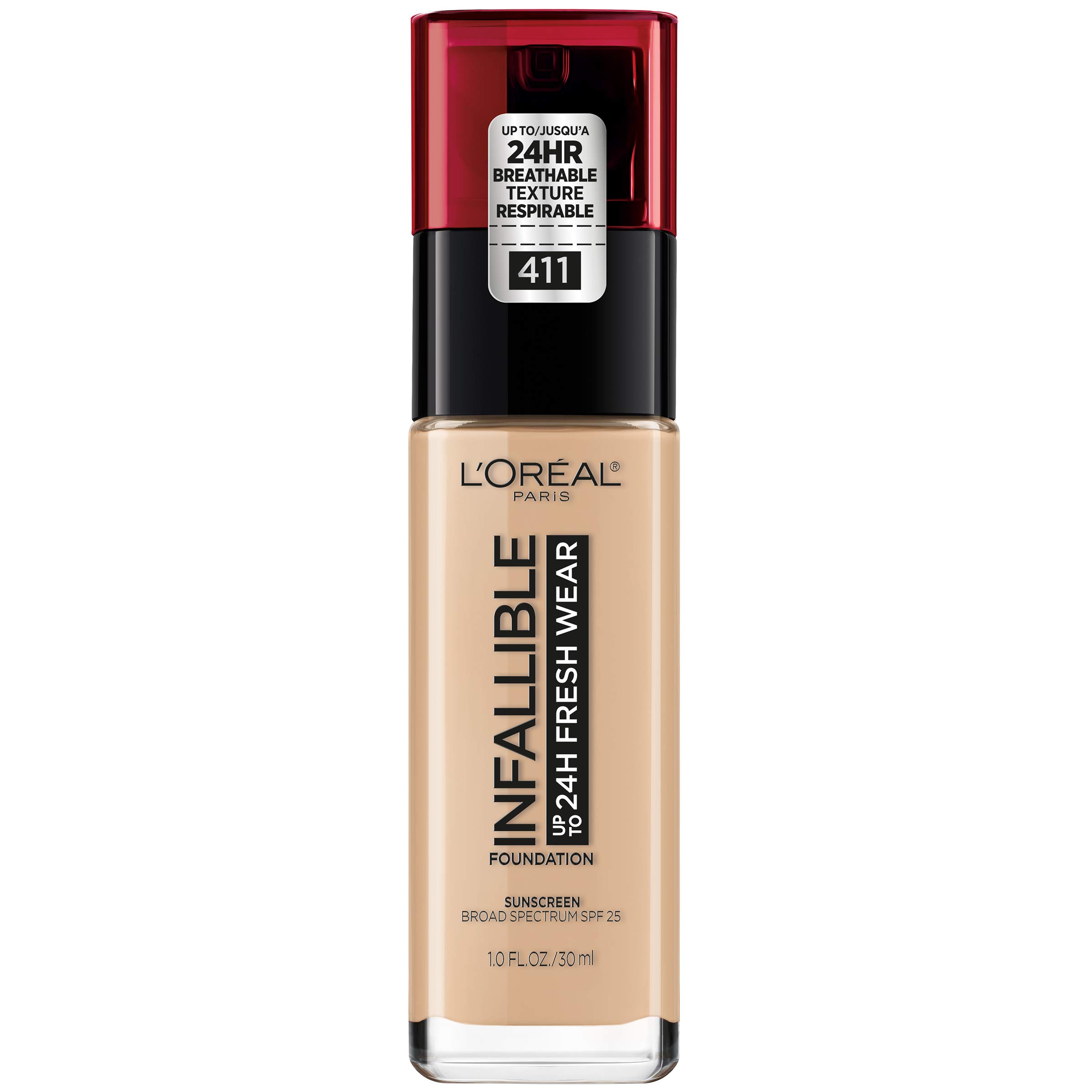 L’Oréal Paris Makeup Infallible Up to 24 Hour Fresh Wear Foundation, Beige Ivory, 1 Ounce