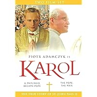 KAROL TWO FILM SET A MAN WHO BECAME POPE & THE POPE, THE MAN. TRUE STORY OF JOHN PAUL II TWO DVD SET