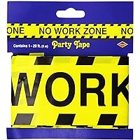 No Work Zone Party Tape Party Accessory (1 count) (1/Pkg)