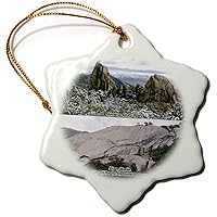 City of Rocks National Reserve - Morning Glory Spire and Clam... - Ornaments (orn-60264-1)