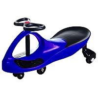 Wiggle Car Ride On Toy – No Batteries, Gears or Pedals – Twist, Swivel, Go – Outdoor Ride Ons for Kids 3 Years and Up by Lil’ Rider (Blue) 30