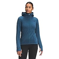 THE NORTH FACE Women's Canyonlands Full Zip Hooded Sweatshirt (Standard and Plus Size), Monterey Blue Heather, X-Small