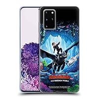 Head Case Designs Officially Licensed How to Train Your Dragon Hiccup, Toothless & Light Fury 2 III The Hidden World Soft Gel Case Compatible with Samsung Galaxy S20+ / S20+ 5G