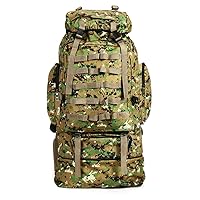 100L Outdoor Folding Backpack Military Tactical Shoulder Bag Riding Camping Climbing Hiking Bags (Color : E)