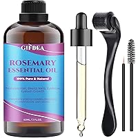 Rosemary Oil for Hair Growth w/Hair Growth Serum,Rice Water/Rosemary Water for Hair Growth Spray,100 Percent Pure Rosemary Essential Oil