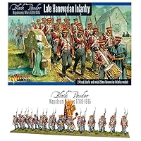 Black Powder Late Napoleonic Hanoverian Line Infantry Regiment 1:56 Military Wargaming Plastic Model Kit