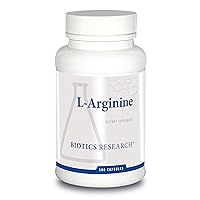 Biotics Research L Arginine, Important Amino Acid, Building Block for Muscles, Exercise Performance, Connective Tissue Support, Nitric Oxide Booster, Supports Cardiovascular Health. 100 Caps