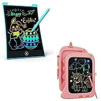 KOKODI 8.5 Inch LCD Writing Tablet Doodle Board+8.5 Inch LCD Writing Tablet(Pink+Light Blue)