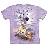 The Mountain Men's Double Rainbow Unicorn T-Shirt