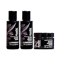 évolis® Reverse Travel Size Trio | Best Volumizing Shampoo, Conditioner, Hair Treatment Mask | For Hair Fall & Thinning Hair - Travel Size (2.0 fl oz each)
