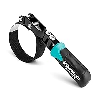 DURATECH Anti-Slip Small Swivel Oil Filter Wrench, Oil Filter Removal Tool Fits Filters 2-3/4