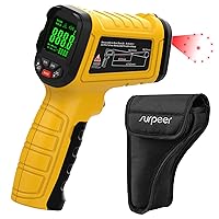 Infrared Thermometer Temperature Gun -58℉ to 2552℉ Digital Laser IR Temp Thermometer 30:1 Distance Ratio,for Cooking,Home Repair, and Industrial - Non-Contact High Pyrometer.