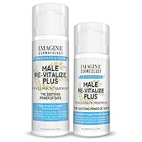 Male Re-Vitalize PLUS Oats Penile Health Relief Cream - Large Value (5fl oz) and TSA Compliant Size (3.3 fl oz) Combo Pack - Restore and Support Skin - 90 Day Return For Any Reason