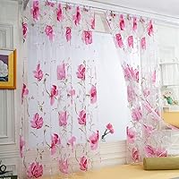 1 PCS Vines Leaves Tulle Door Window Curtain Drape Panel Sheer Scarf Valances Bulk Gifts Under 15 Dollar Cheap Stuff Coupons and Promo Codes
