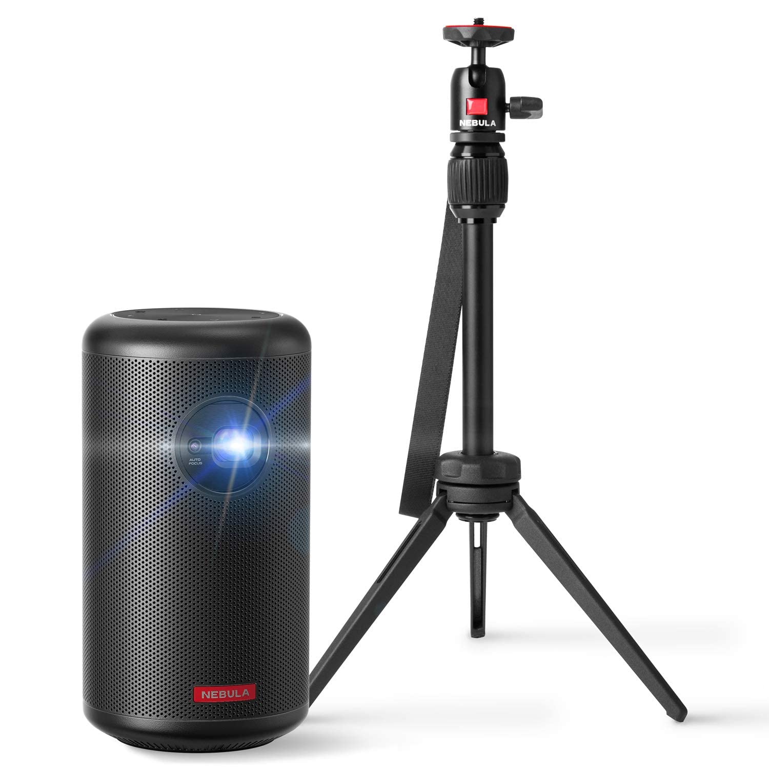 Anker Nebula Capsule Max with Anker Nebula Capsule Series Adjustable Tripod Stand, Aluminum Alloy Portable Projector Stand
