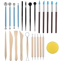 Clay Sculpting Tools, 6 Pcs Pottery Tools, Modeling Clay Tools, Wooden  Handle Double-Sided Set for Carving, Shaping, Ceramics, Detailing