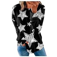 XHRBSI Fall Plus Size Tshirt for Women Long Sleeve Shirts for Women Print Graphic Tees Blouses Casual Plus Size Basic Tops