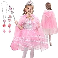 Princess Dress Up for Girls 4-6,Princess Dresses for Girls Toys for 3 4 5 6 7 8 Year Old Girls Gift Easter Birthday