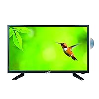 Supersonic SC-1912 19-Inch LED HDTV with 1080p Picture Quality, Built-in DVD Player, HDMI, USB, PC Monitor Capability, and AC/DC Compatibility - Ideal for RVs & Kitchens