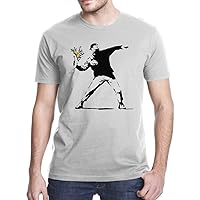 Banksy Flower Thrower T-Shirt