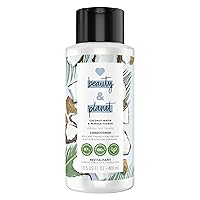 Love Beauty and Planet Volume & Bounty 100% Biodegradable Conditioner For Thin and Fine Hair Care Coconut Water & Mimosa Flower Volumizing Conditioner 0% Silicones, Parabens, And Dyes 13.5 oz
