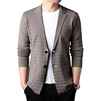 Men's Cardigan Sweater Autumn Jacquard Casual Business Knitted Men's Wear