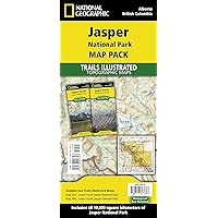 Jasper National Park [Map Pack Bundle] (National Geographic Trails Illustrated Map)