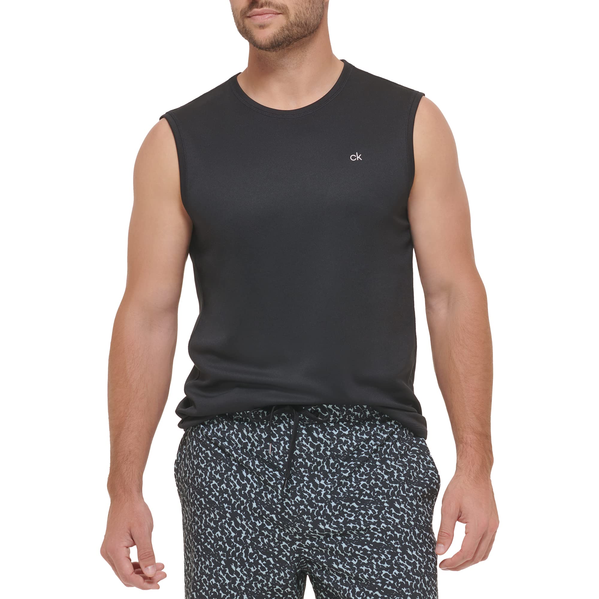 Calvin Klein Men's Light Weight Quick Dry Sleeveless 40+ UPF Protection