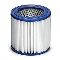 Shop-Vac 9032933 Ash Vacuum CleanStream HEPA Cartridge Filter, Stops Ultra Fine Dust, (1 Pack)