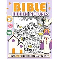 Bible Hidden Pictures: Search And Find Bible Activity Book For All Ages For Mindfulness, Gifts For Birthday