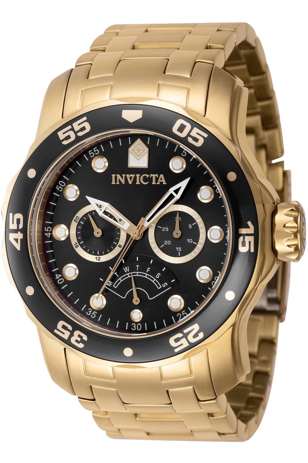 Invicta Men's Pro Diver 48mm Stainless Steel Quartz Watch, Gold (Model: 46995)