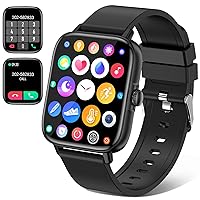 Choiknbo 1.7'' Smart Watch with Text and Call Answer/Dial Bluetooth Smart Watch for Android iOS Phone Compatible IP68 Waterproof Fitness Activity Tracker Watch with Heart Rate Monitor Step Counter