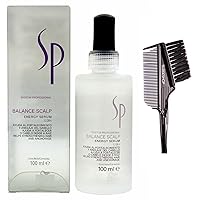 SIeekshop Comb + W𝐞𝐥𝐥a SP System Professional BALANCE SCALP Energy Serum for Hair (w/SIeekshop 3-in-1 Premium Comb/Brush) 070923 Cream