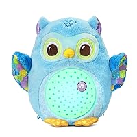 VTech Baby Glow Little Owl Sleep Soother with Cry Sensor, Music and Nature Sounds, Blue